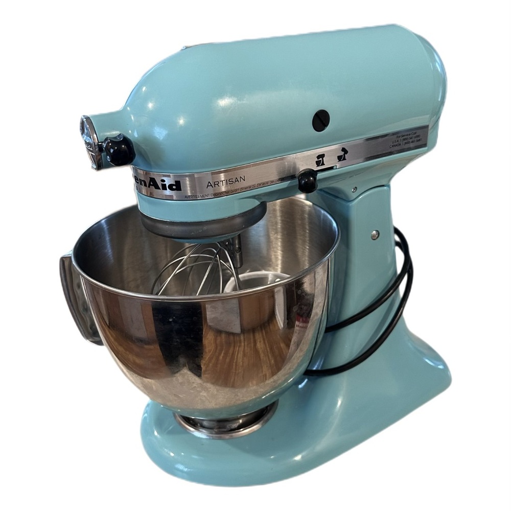 Artisan Kitchen Aid Standing Mixer Tiffany Blue 5 Qt